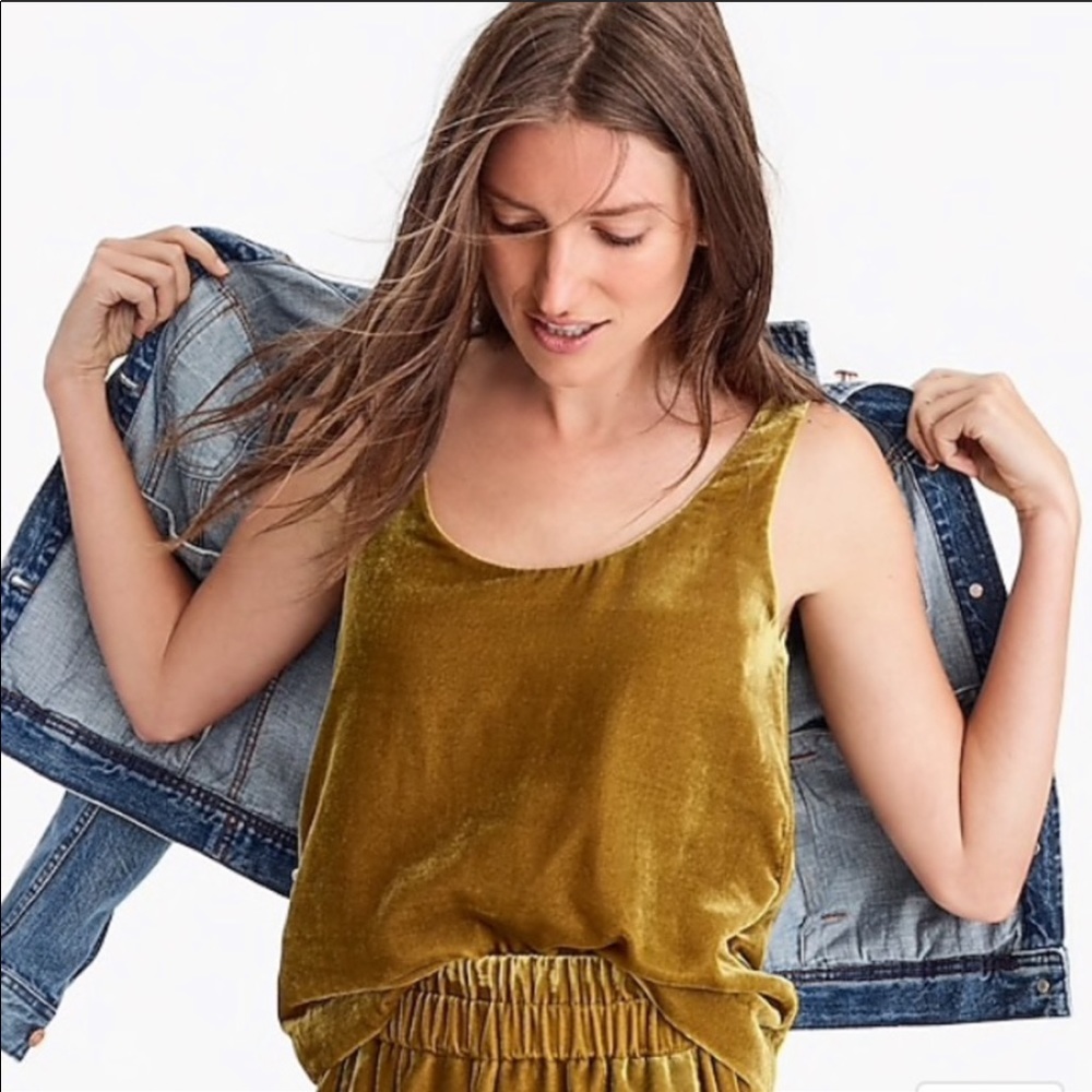 J. Crew Velvet Tank